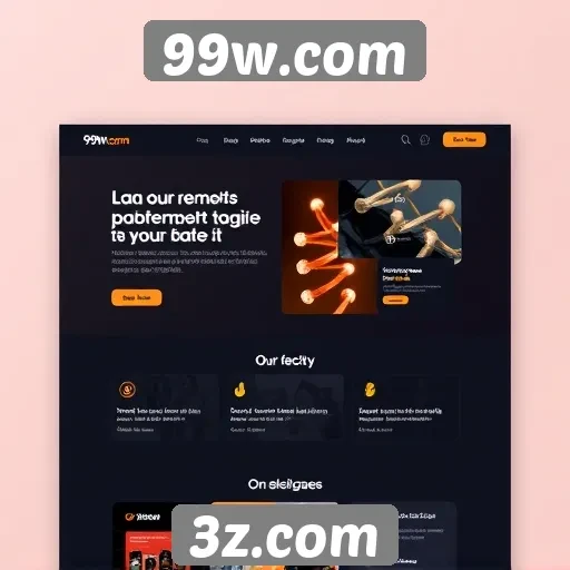 Navegabilidade e design do site 99w.com