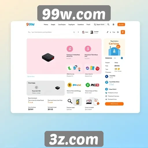 Mudanças na interface do usuário do 99w.com