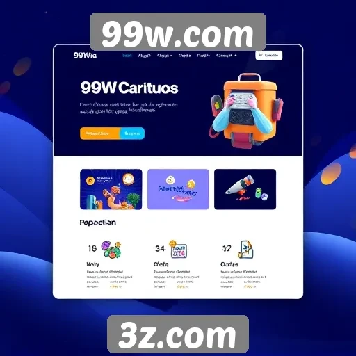 Interface do usuário do site 99w.com e sua usabilidade